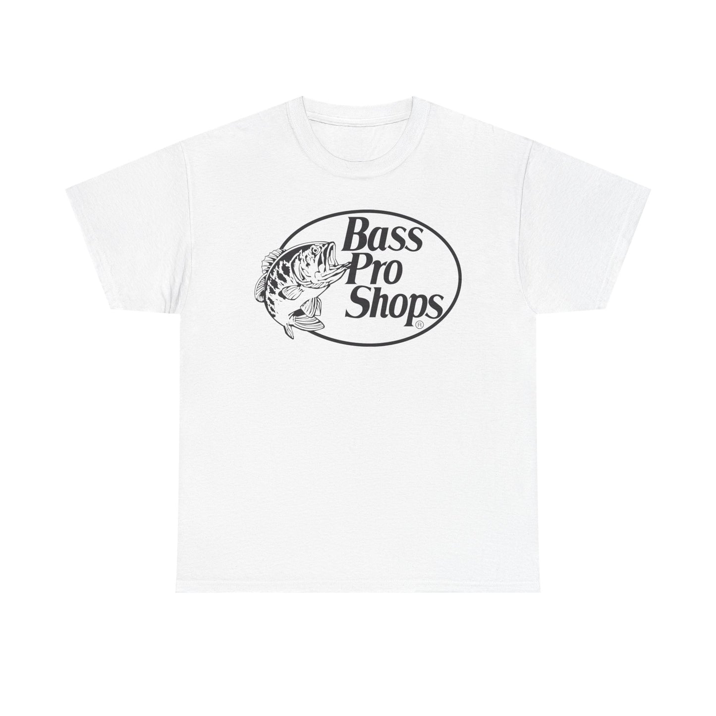 Bass Pro Shops Graphic T Shirt Retro Outdoors Unisex Heavy Cotton Tee