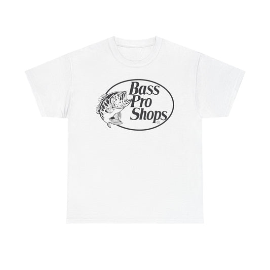 Bass Pro Shops Graphic T Shirt Retro Outdoors Unisex Heavy Cotton Tee