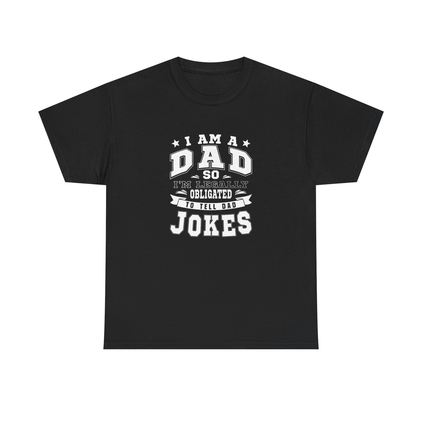 Dad Jokes Humor Graphic T Shirt Unisex Heavy Cotton Tee