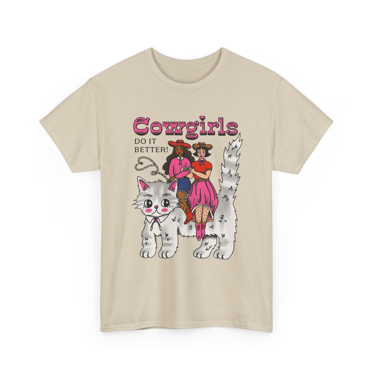 Cowgirls Do It Better Graphic T-Shirt Unisex Heavy Cotton Tee Gift NEW
