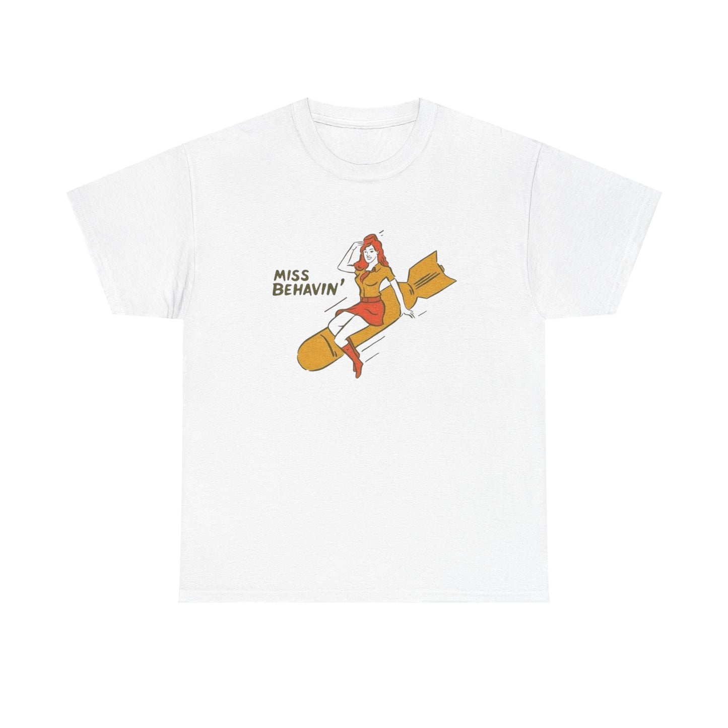 Miss Behaving Graphic T Shirt Adult NEW