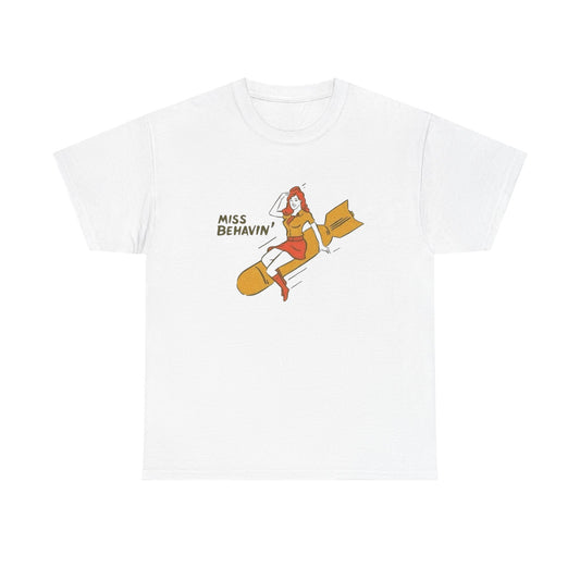 Miss Behaving Graphic T Shirt Adult NEW