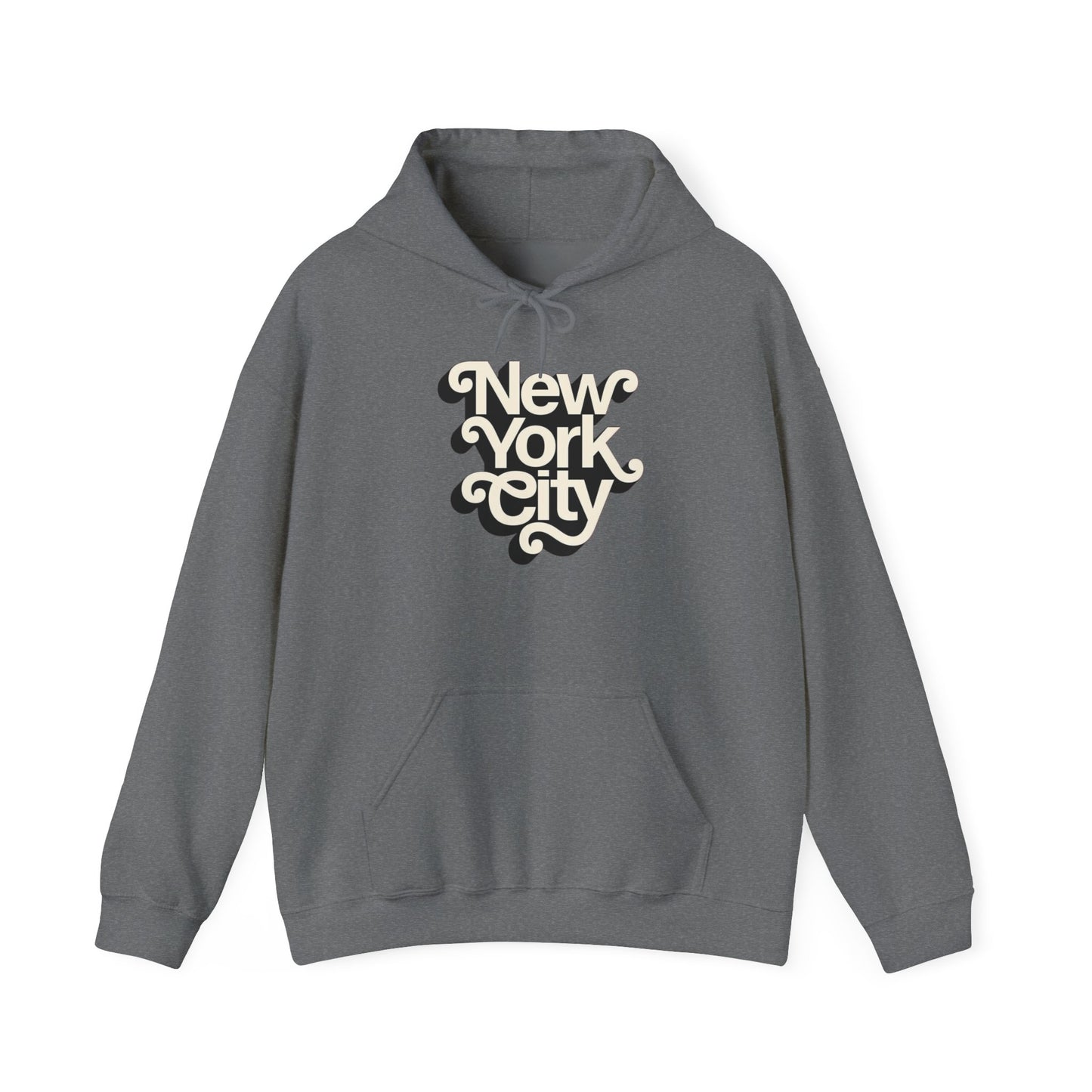 New York City Graphic Hoodie Unisex Heavy Blend™ Hooded Sweatshirt