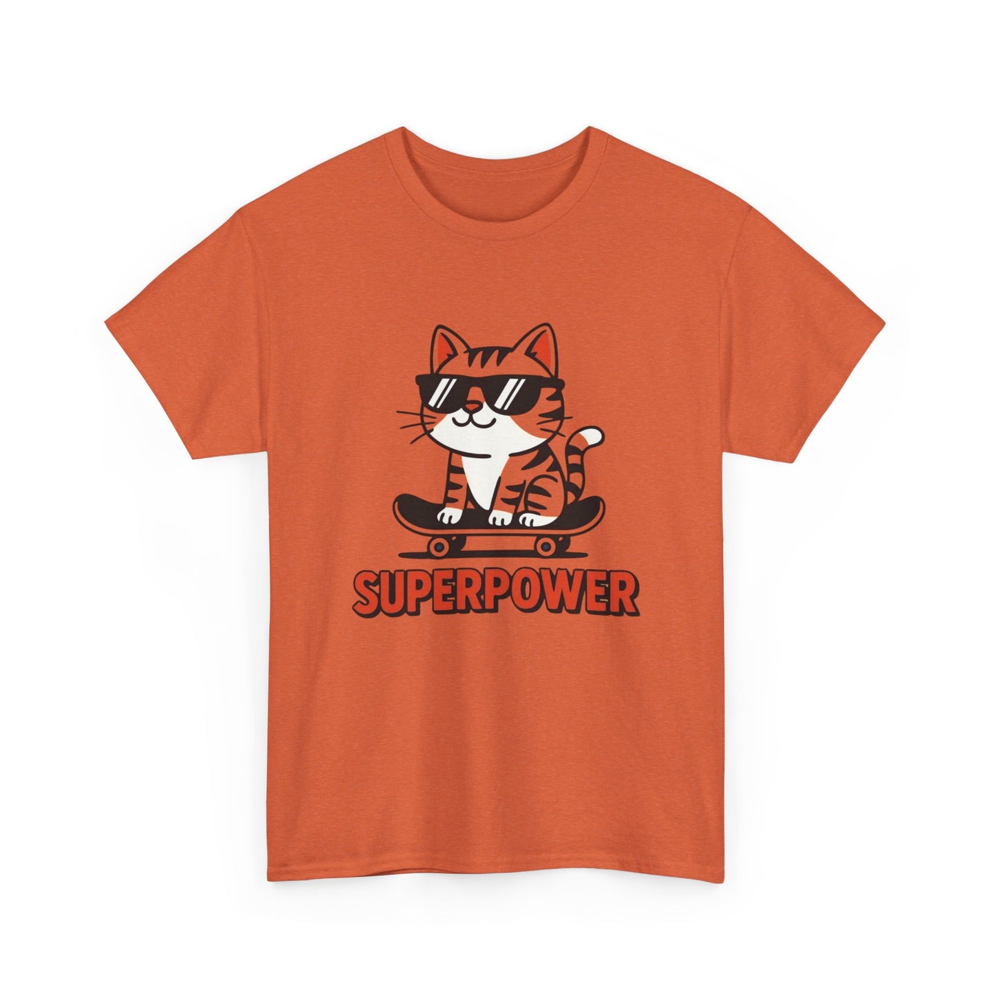 Sure power Funny Cat Graphic T Shirt ADULT NEW