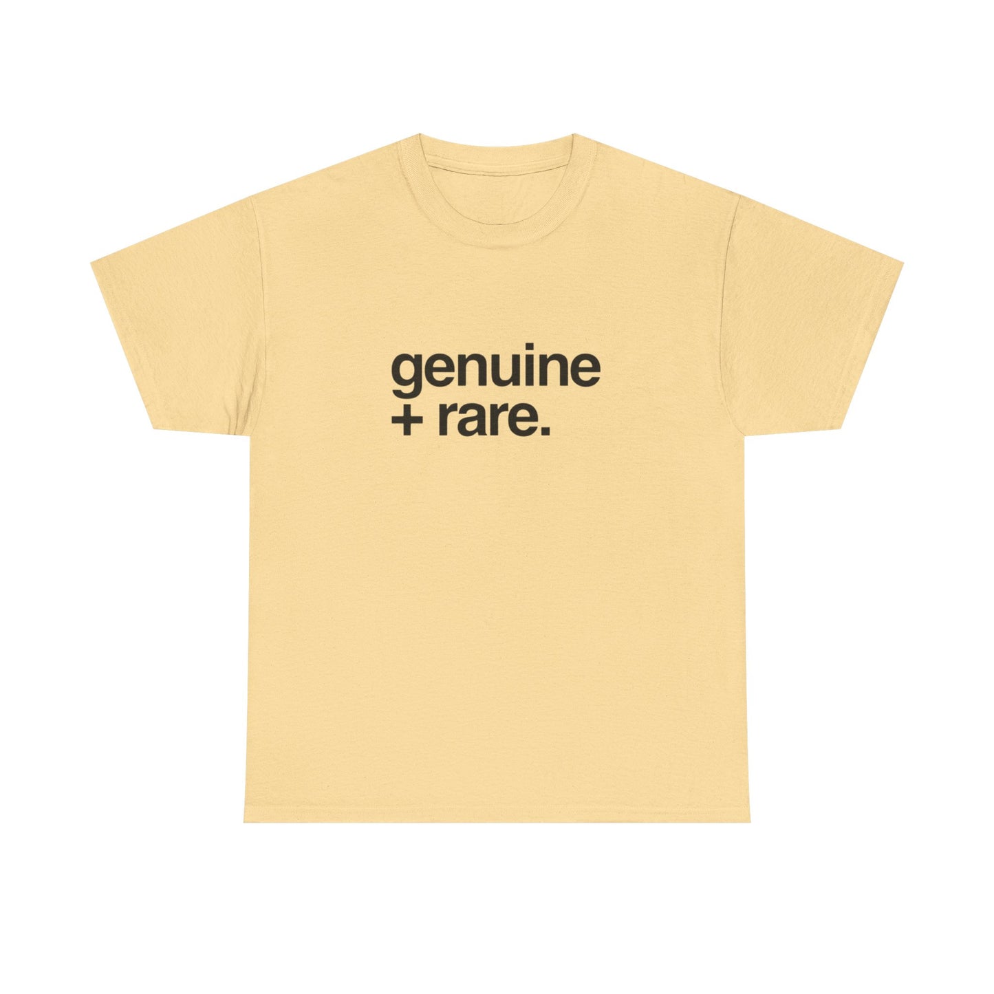 Genuine And Rare Graphic T Shirt NEW Unisex Heavy Cotton Tee