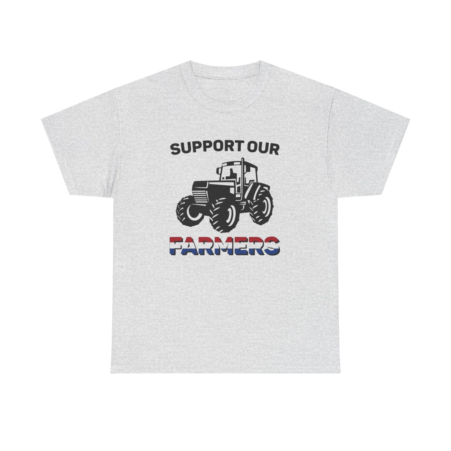 Support Our Farmers USA Graphic T Shirt Unisex Heavy Cotton Tee NEW