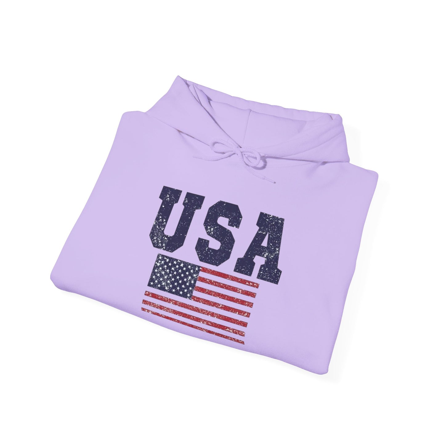 USA American Flag NEW COLORS Graphic Hoodie Unisex Heavy Blend Hooded Sweatshirt