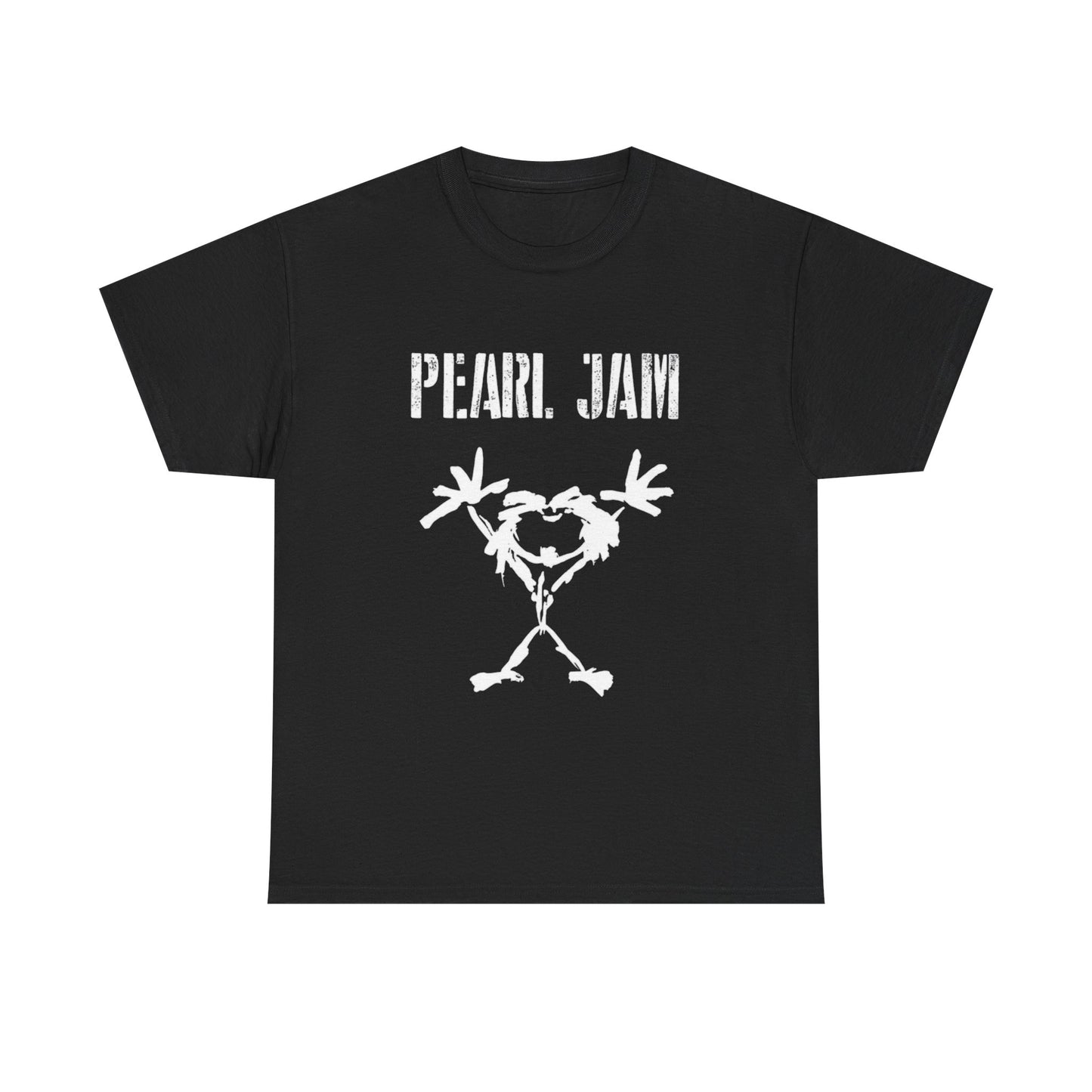 Pearl Jam Stickman Vintage Graphic T Shirt Unisex Heavy Cotton Tee