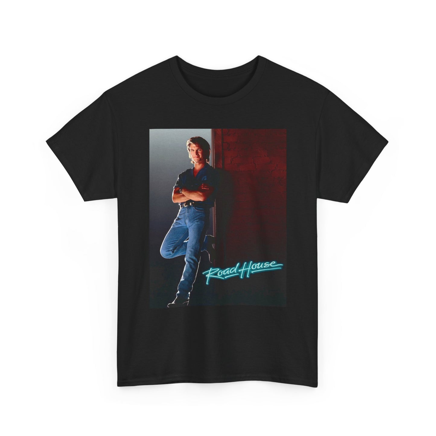 Roadhouse Graphic T Shirt Vintage Movie Poster Retro Unisex Heavy Cotton Tee