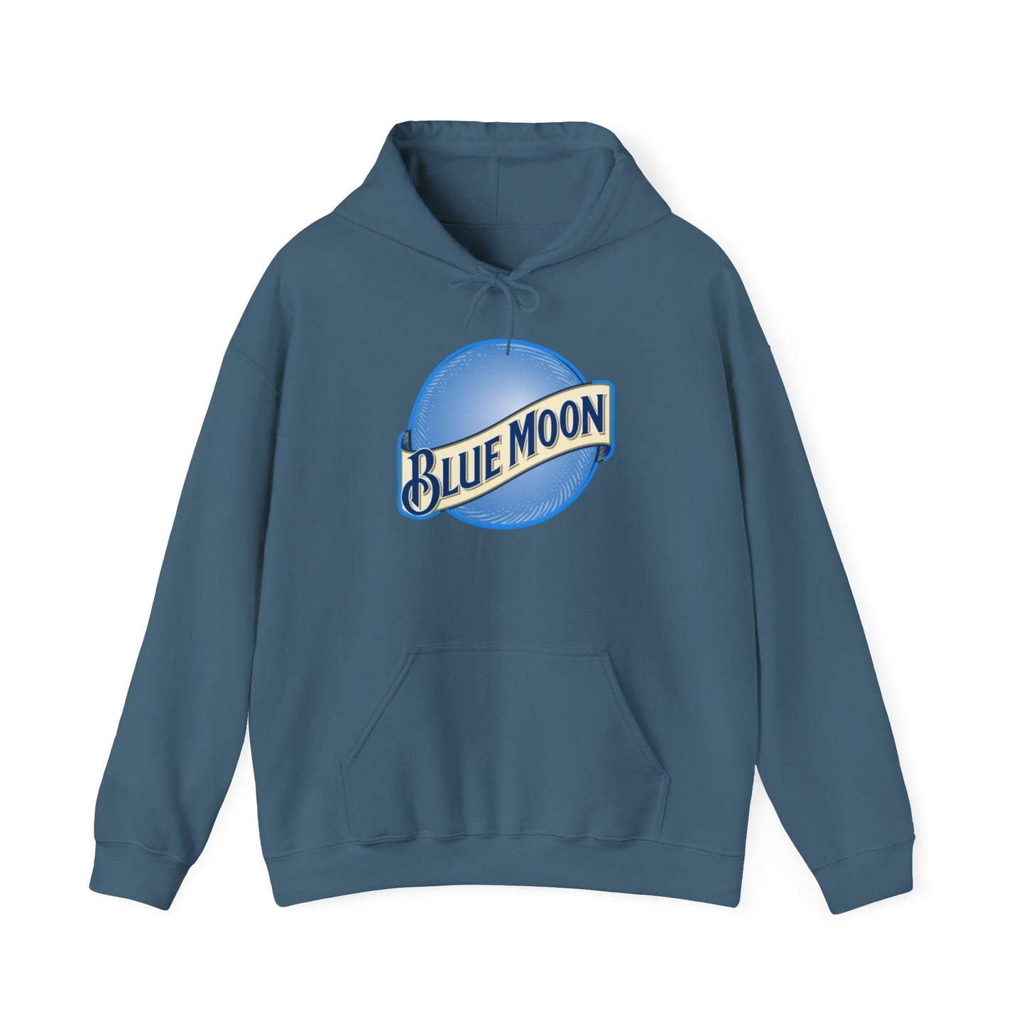 Blue Moon Beer Graphic Hoodie Unisex Heavy Blend™ Hooded Sweatshirt