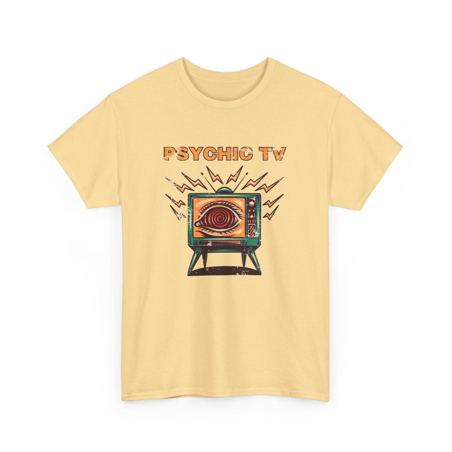 Physic TV Retro Graphic T Shirt NEW ADULT Unisex Heavy Cotton Tee