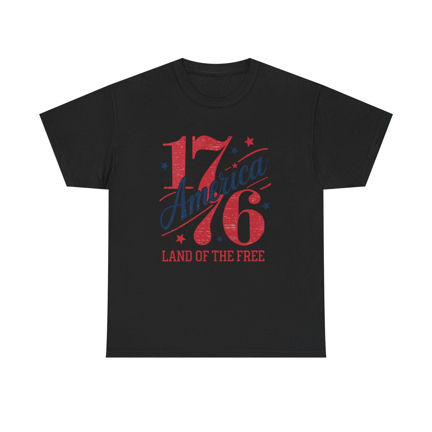 America Land Of The Free Graphic T Shirt Adult New Tee