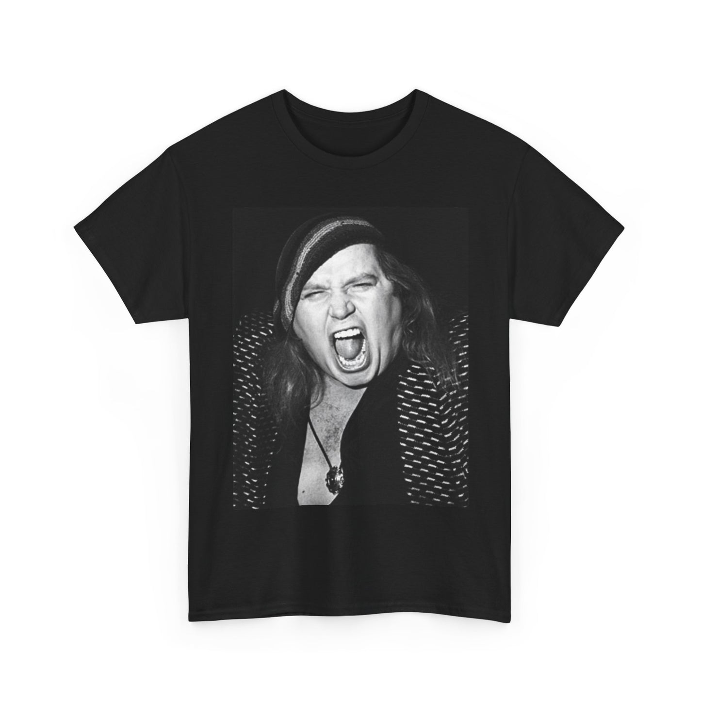 Sam kinison T-shirt yelling vintage 80s retro comedy  Unisex Heavy Cotton Tee