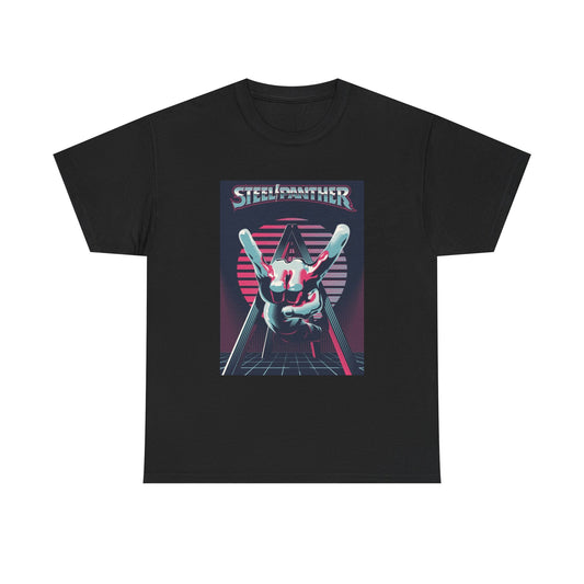 Steel Panther Tshirt Rock Band Merch Metal Unisex Heavy Cotton Tee