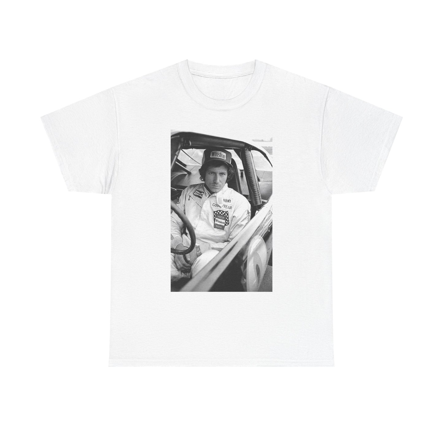 Dale Earnhardt Vintage Racing Graphic Retro Unisex Heavy Cotton Tee