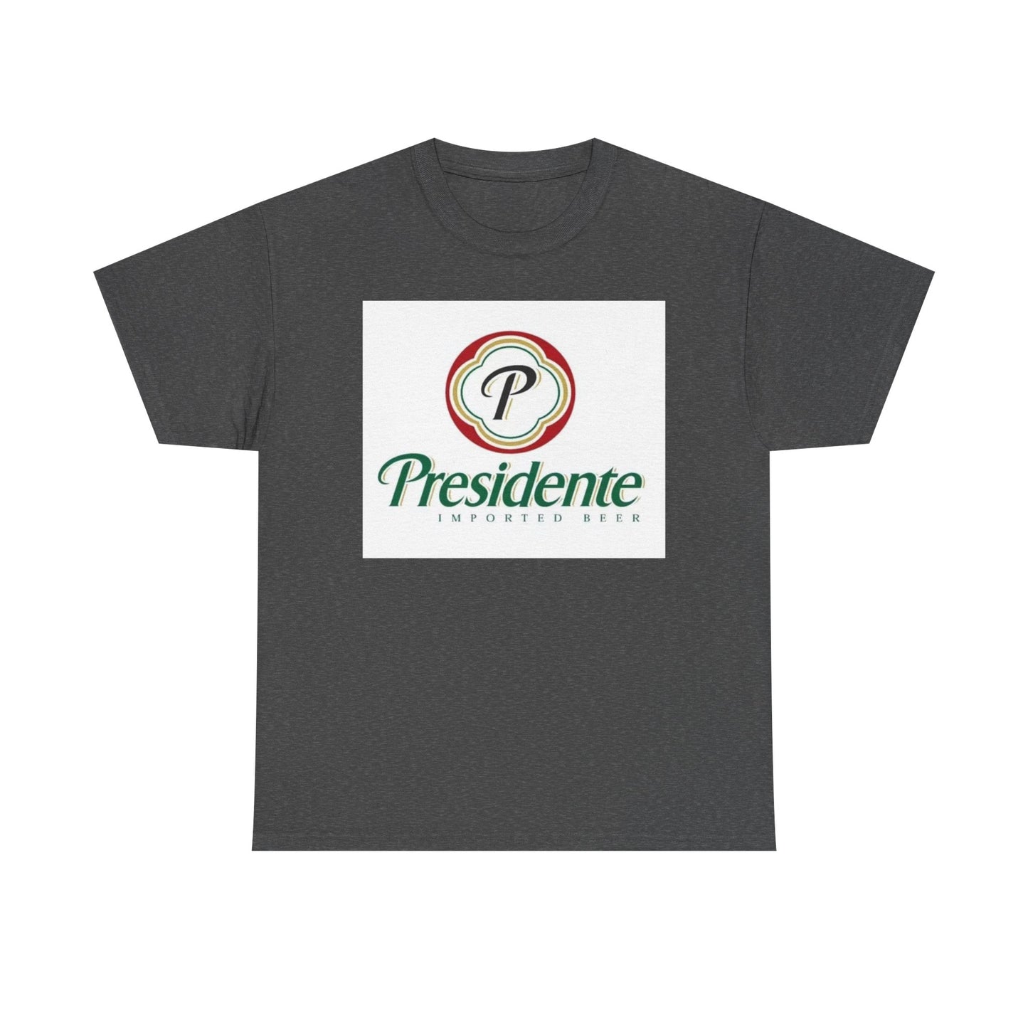 Presidente Dominican Beer Logo Shirt Retro Summer Unisex Heavy Cotton Tee