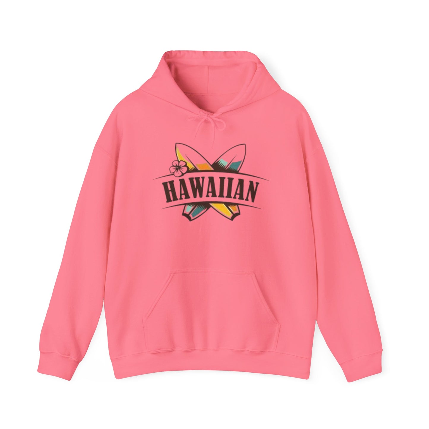 Hawaiian Surfing Club Hoodie Unisex Heavy Blend™ Hooded Sweatshirt Sweater