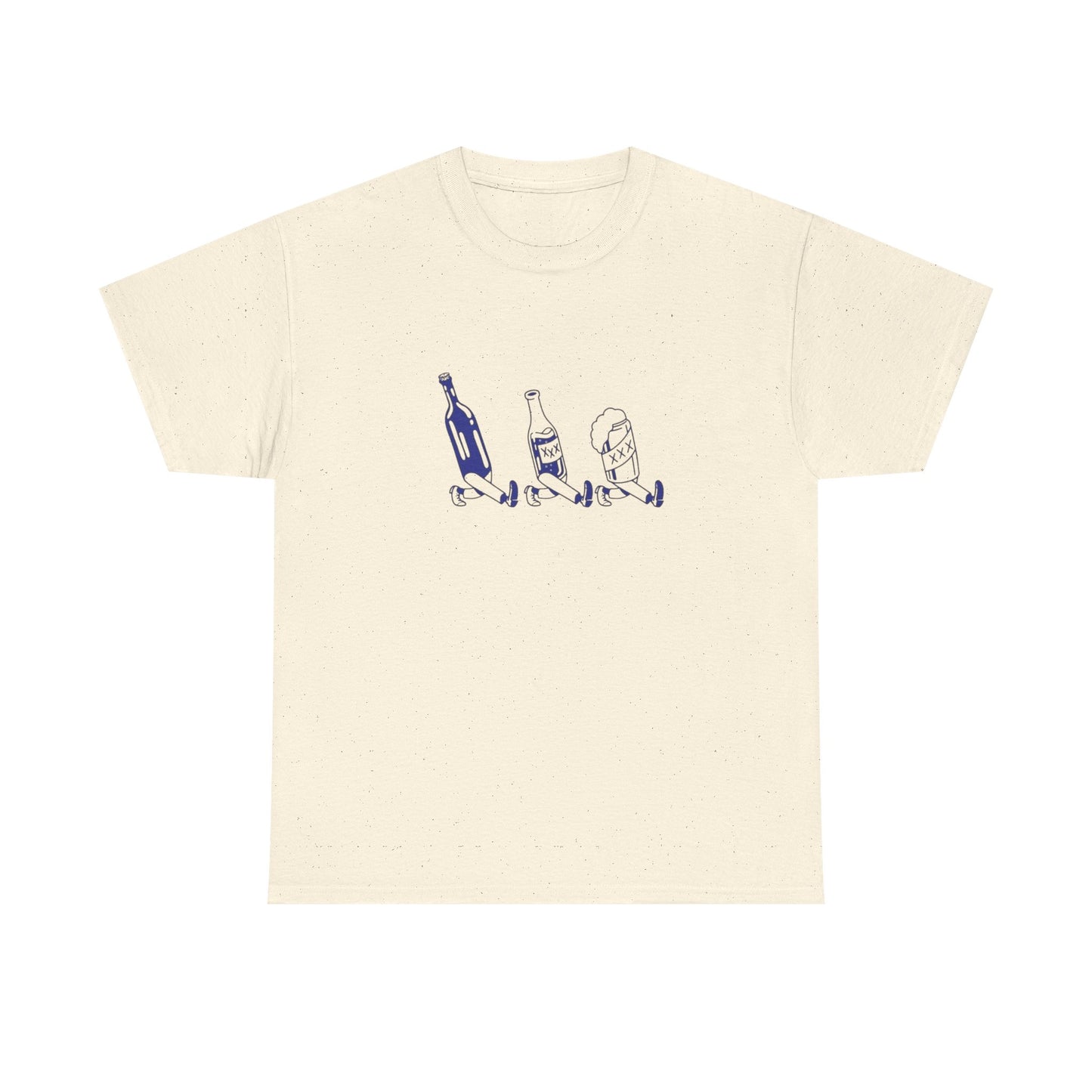 Wine Whiskey Beers Graphic T Shirt ADULT NEW
