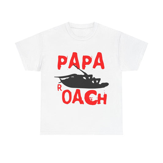 Papa Roach Tshirt Retro Graphic metal band punk rock Unisex Heavy Cotton Tee