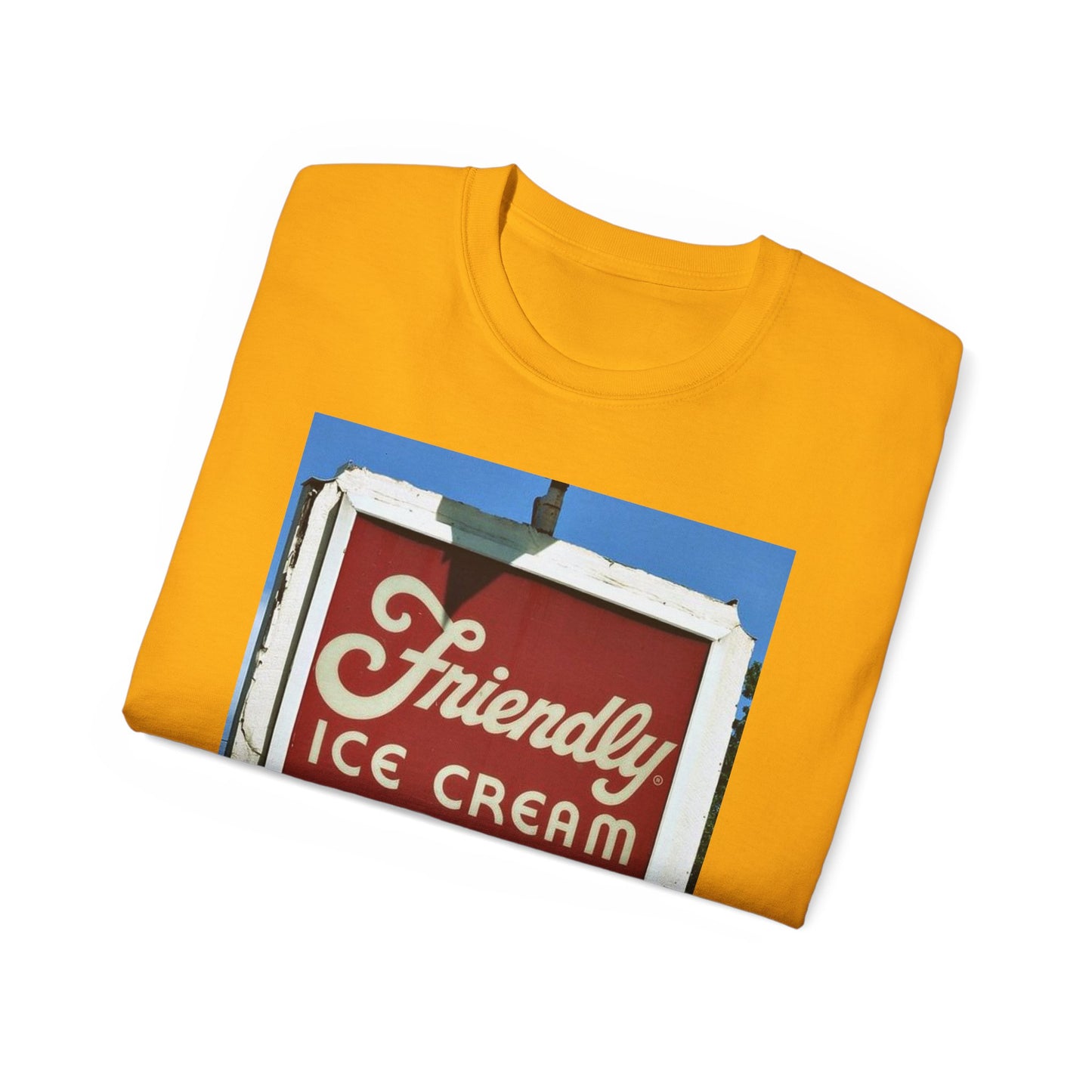 Friendlys ice cream T-shirt vintage New England restaurant chef Ultra Cotton Tee