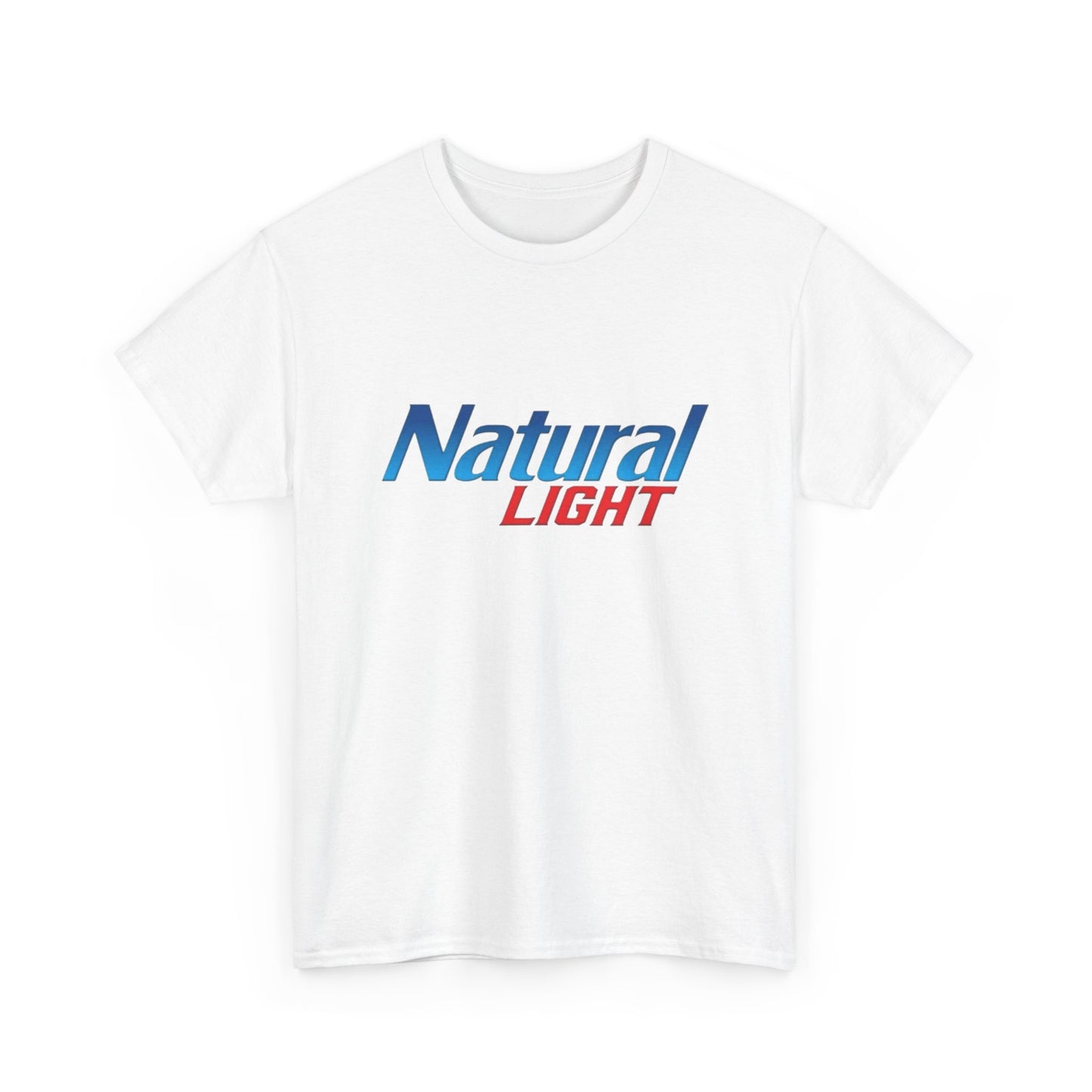 Natural Light Graphic T Shirt Unisex Heavy Cotton Tee NEW
