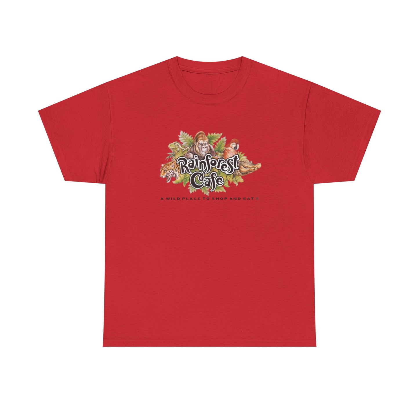 Rainforest Cafe Vintage Graphic T Shirt Unisex Heavy Cotton Tee