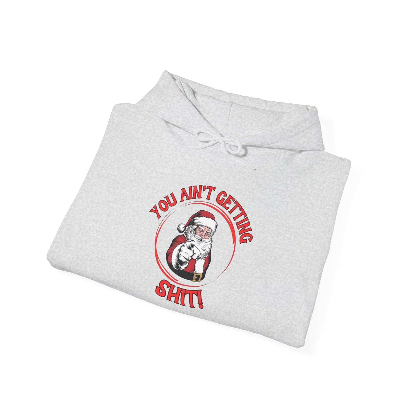 Funny Santa Jokes Humor Graphic Hoodie Unisex Heavy Blend™ Hooded Sweatshirt