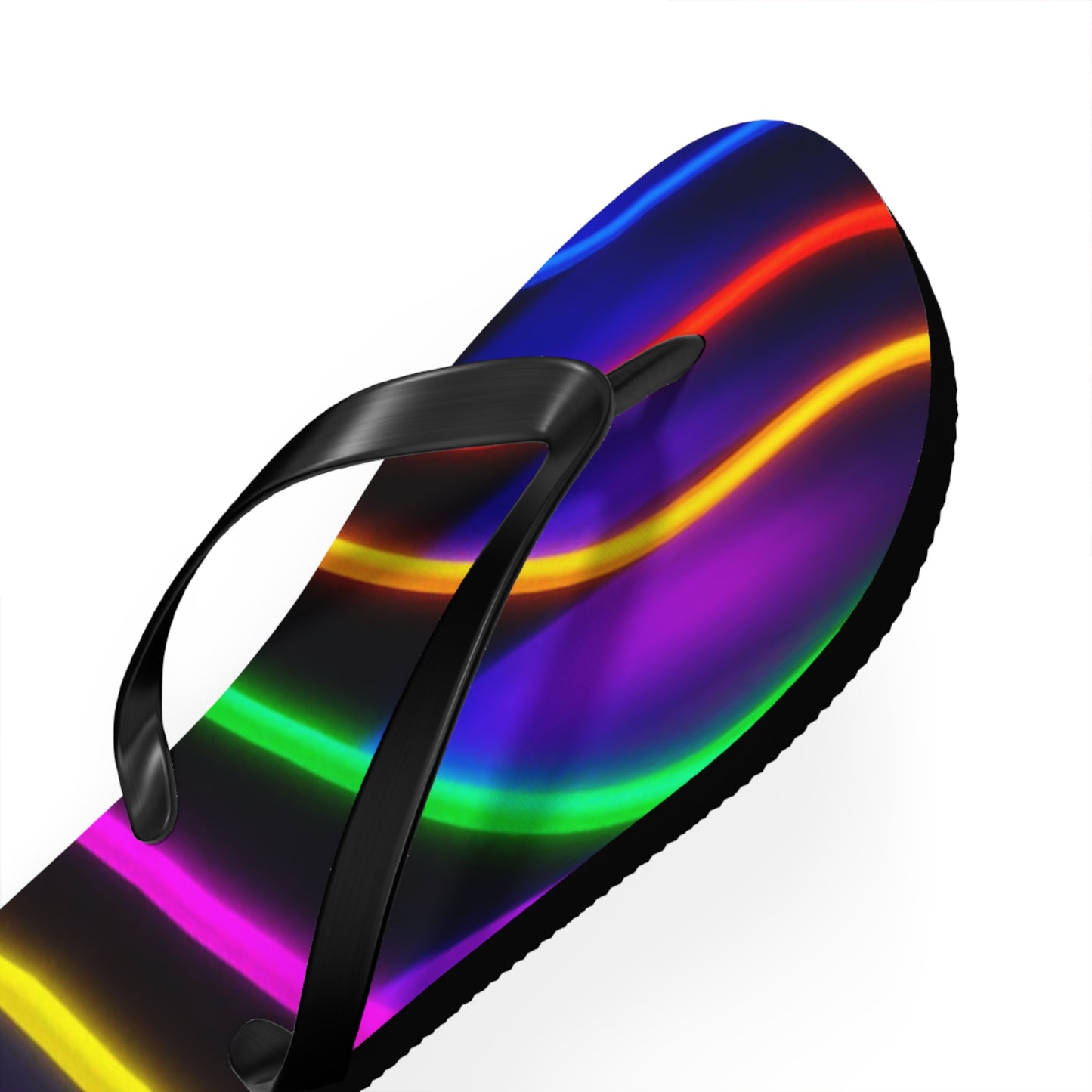 Neon Lights Flip Flops, Sandals Slides, Summer Footwear, Brand New