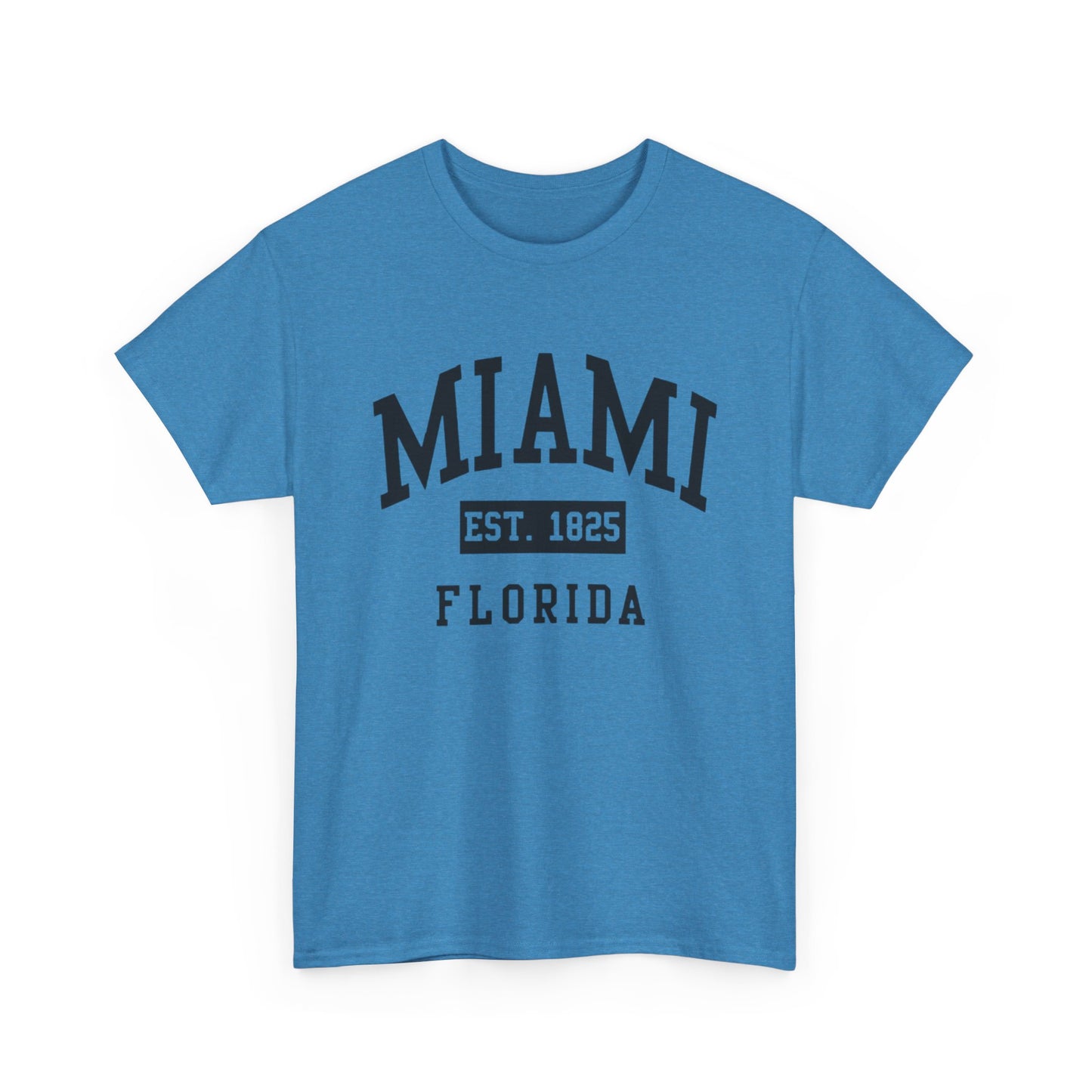 Miami Vintage Graphic T Shirt NEW Unisex Heavy Cotton Tee