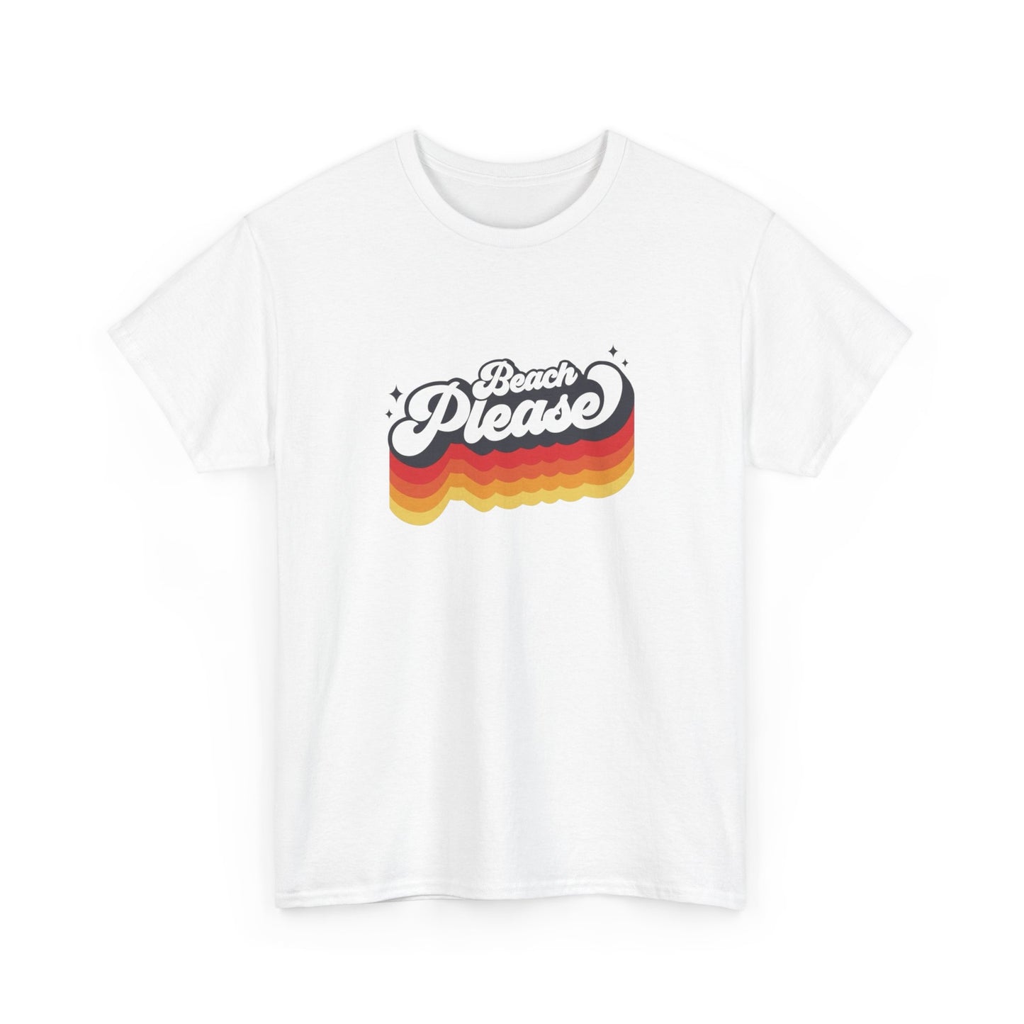 Beach Please Graphic T Shirt Unisex Adults NEW