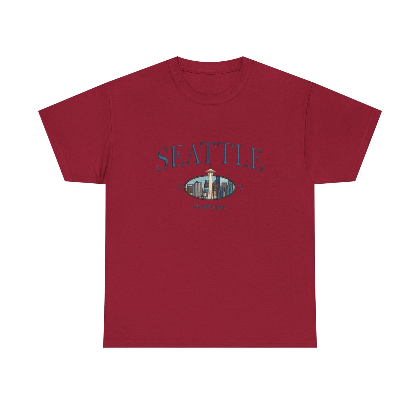 Seattle Washington  Graphic T Shirt NEW Unisex Heavy Cotton Tee