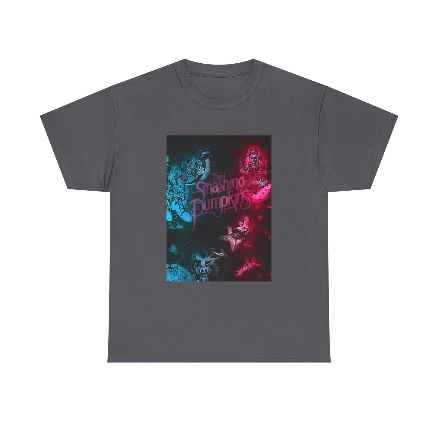 The Smashing Pumpkins Tshirt Vintage Merch Neon Unisex Heavy Cotton Tee