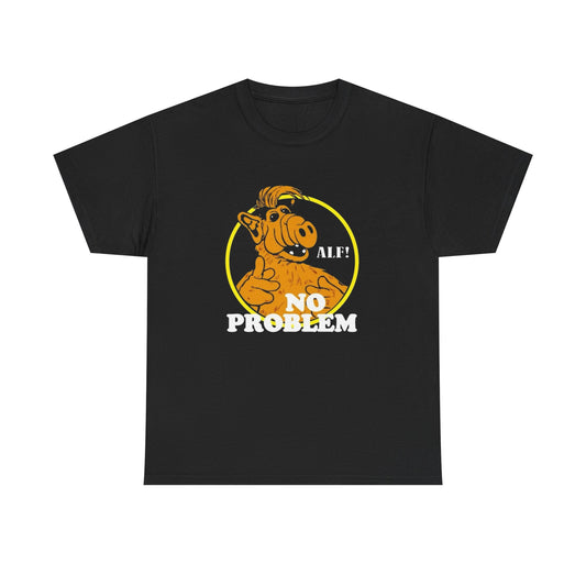 Alf No Problem Vintage Graphic T Shirt ADULT NEW Heavy Cotton Tee