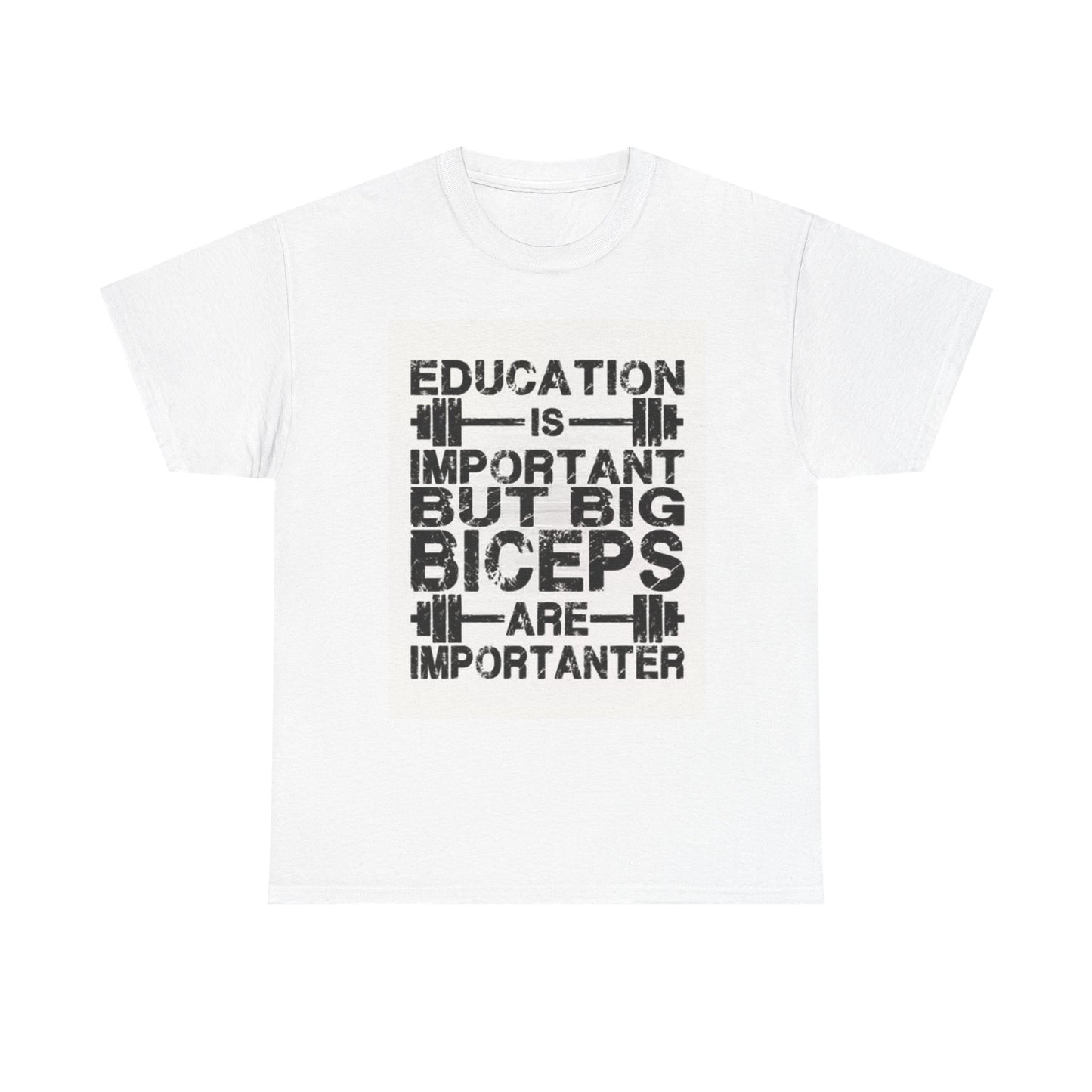 Gym Education Funny Shirt Graphic Workout Unisex Heavy Cotton Tee