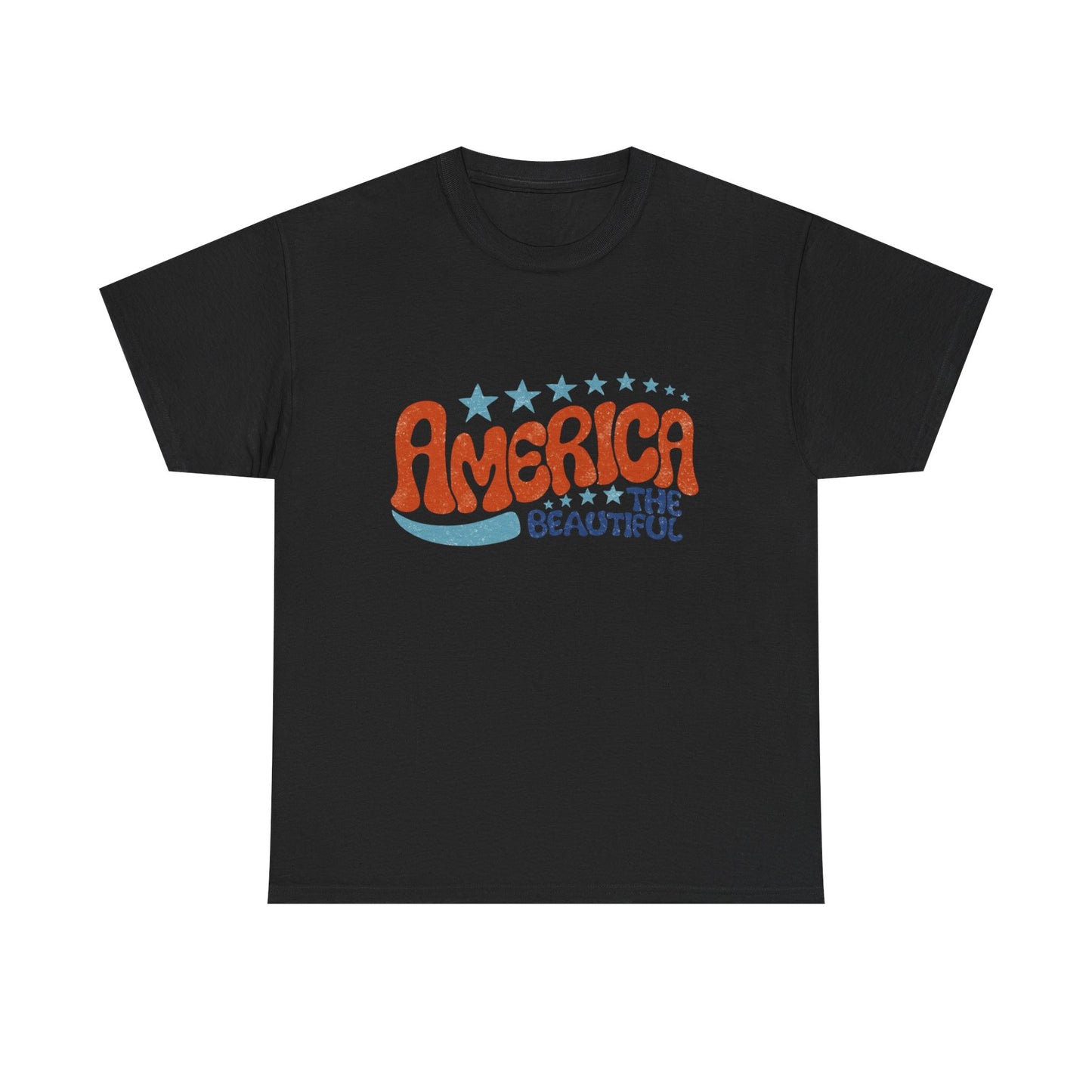 America The Beautiful Graphic T Shirt Adult New Tee