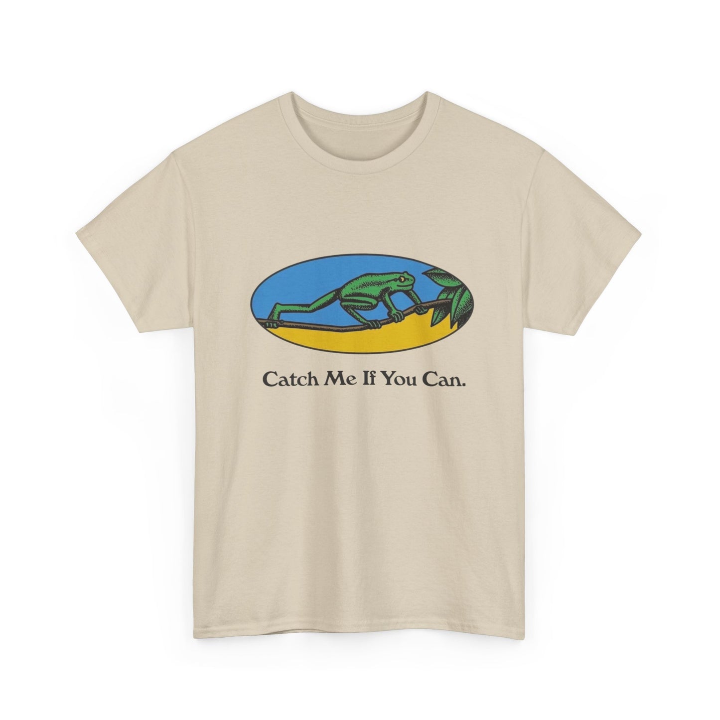 Catch Me If You Can Retro Graphic T Shirt NEW Adult Regular Heavy Cotton Tee