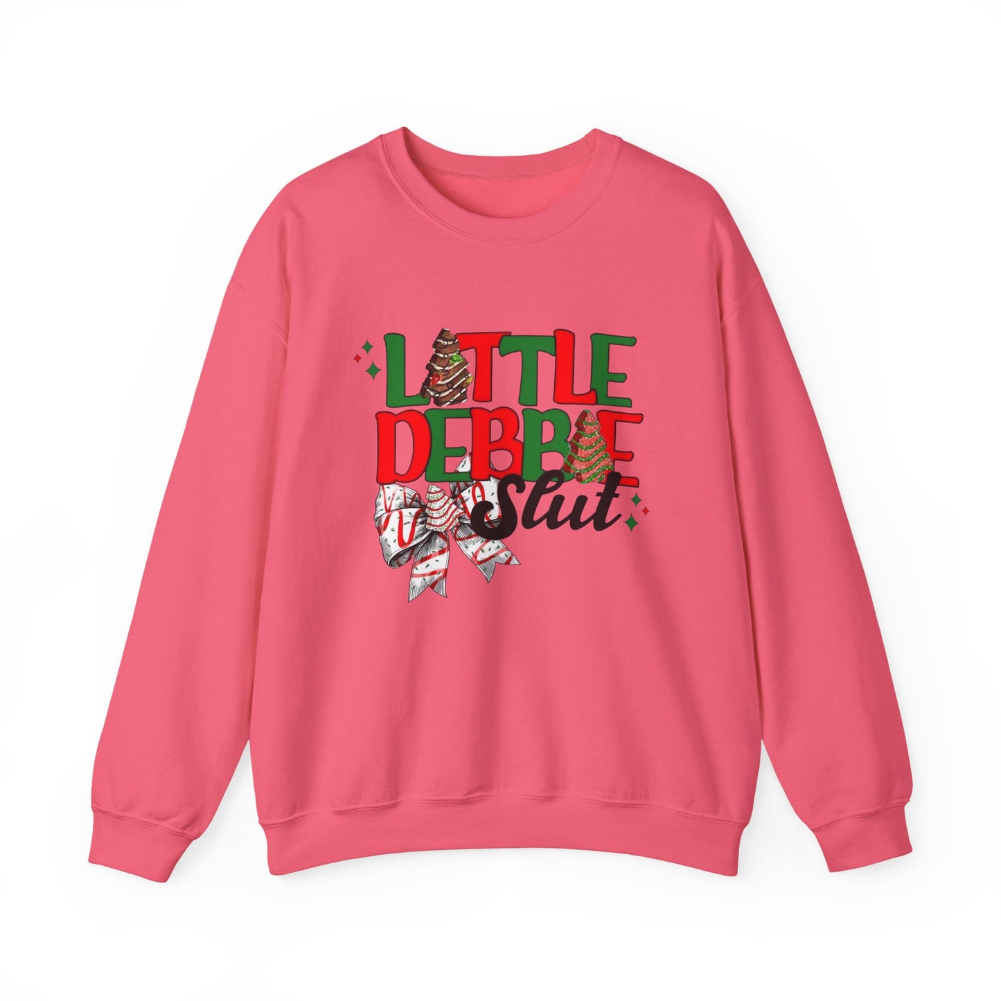 Little Debbie Slut Funny Christmas Sweater NEW Heavy Blend™ Crewneck Sweatshirt