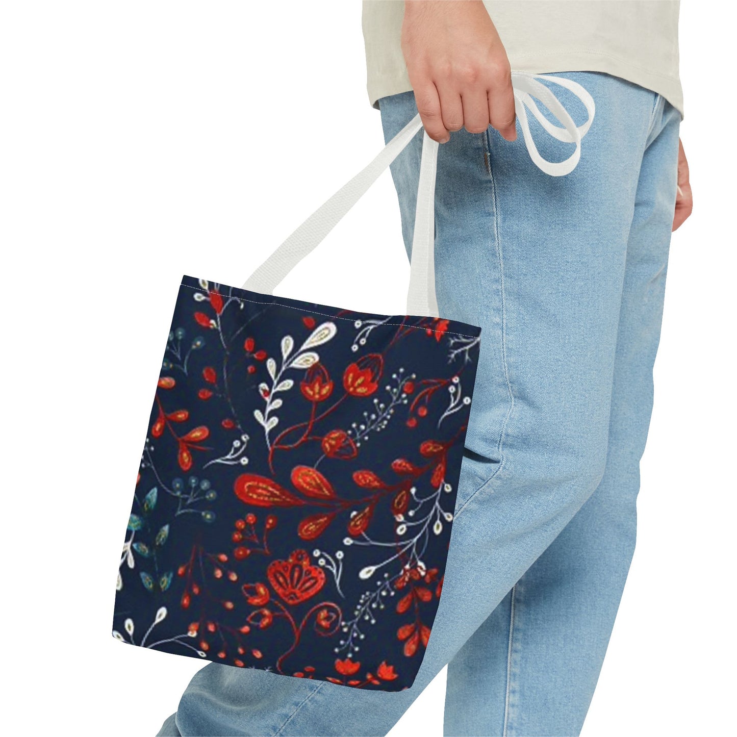 Blue Red White Multi Color BRAND NEW MODERN Tote Bag (AOP)