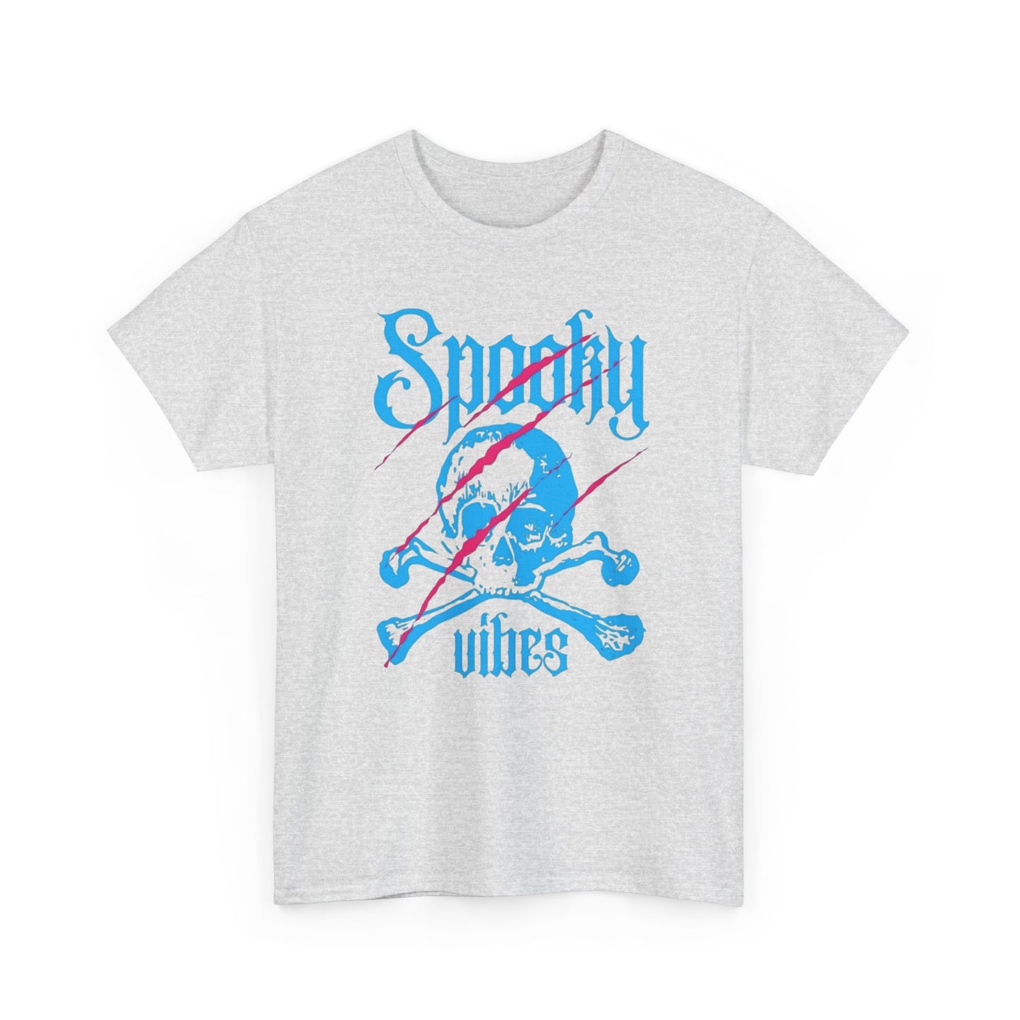 Spooky Vibes Graphic T Shirt NEW Unisex Heavy Cotton Tee