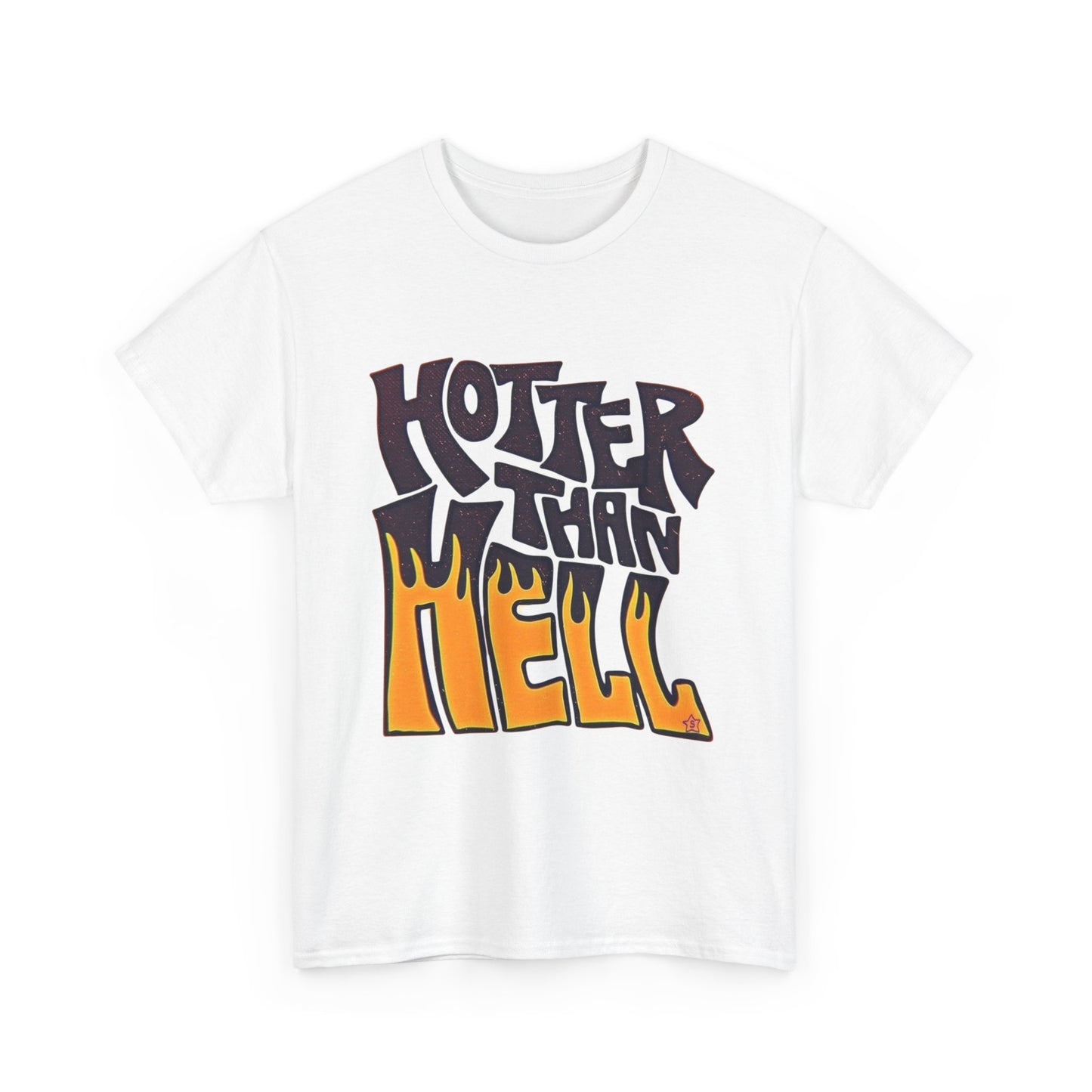 Hotter Than Hell Graphic T Shirt NEW Adult Cotton