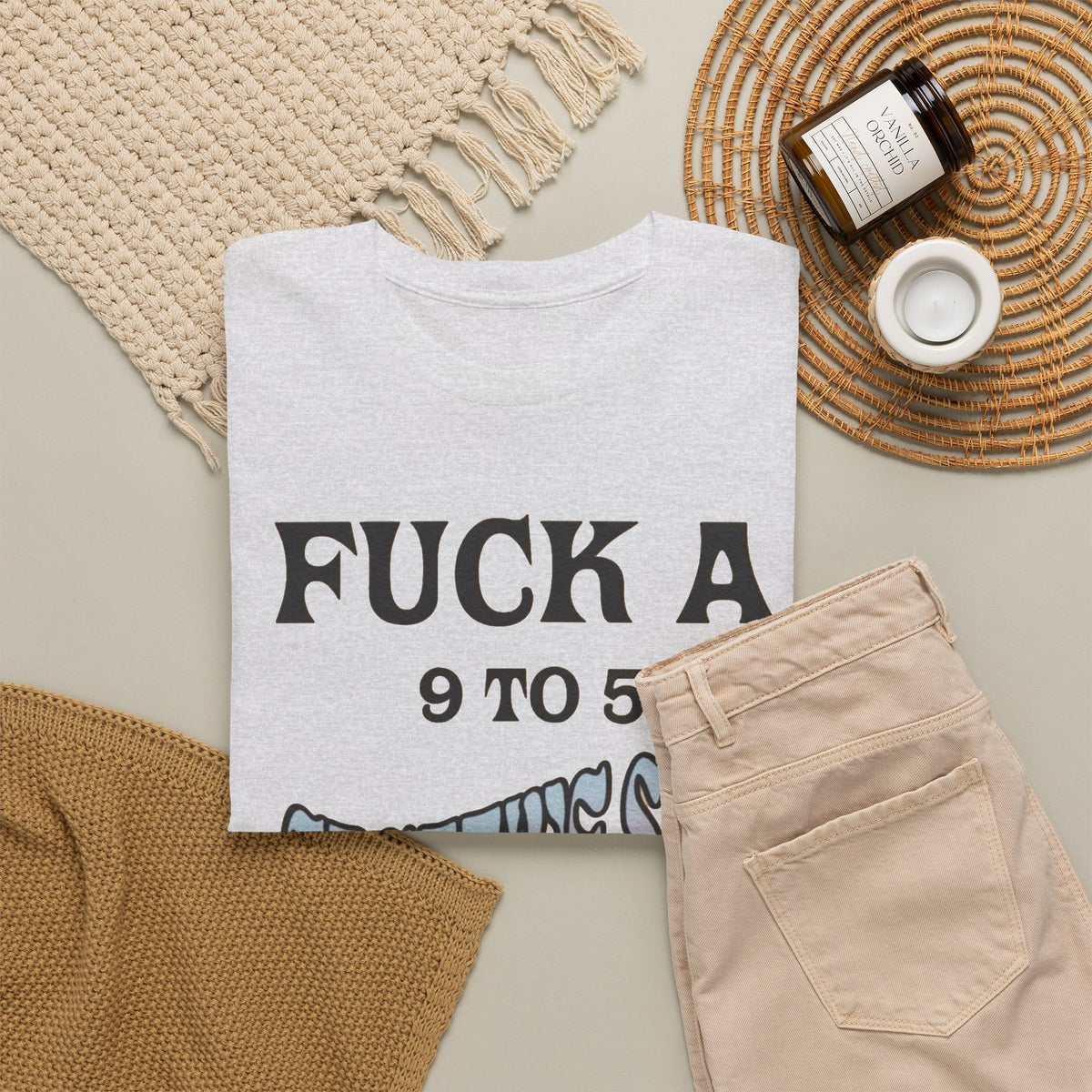 F*ck a 9 to 5 Do Creative Stuff Instead T-Shirt Men's Graphic Tee
