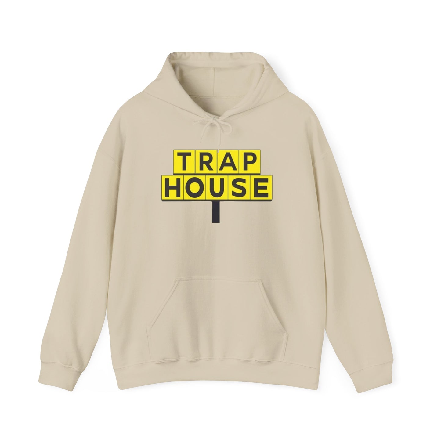Trap House Waffle House Graphic Hoodie Unisex Heavy Blend™ Hooded Sweatshirt