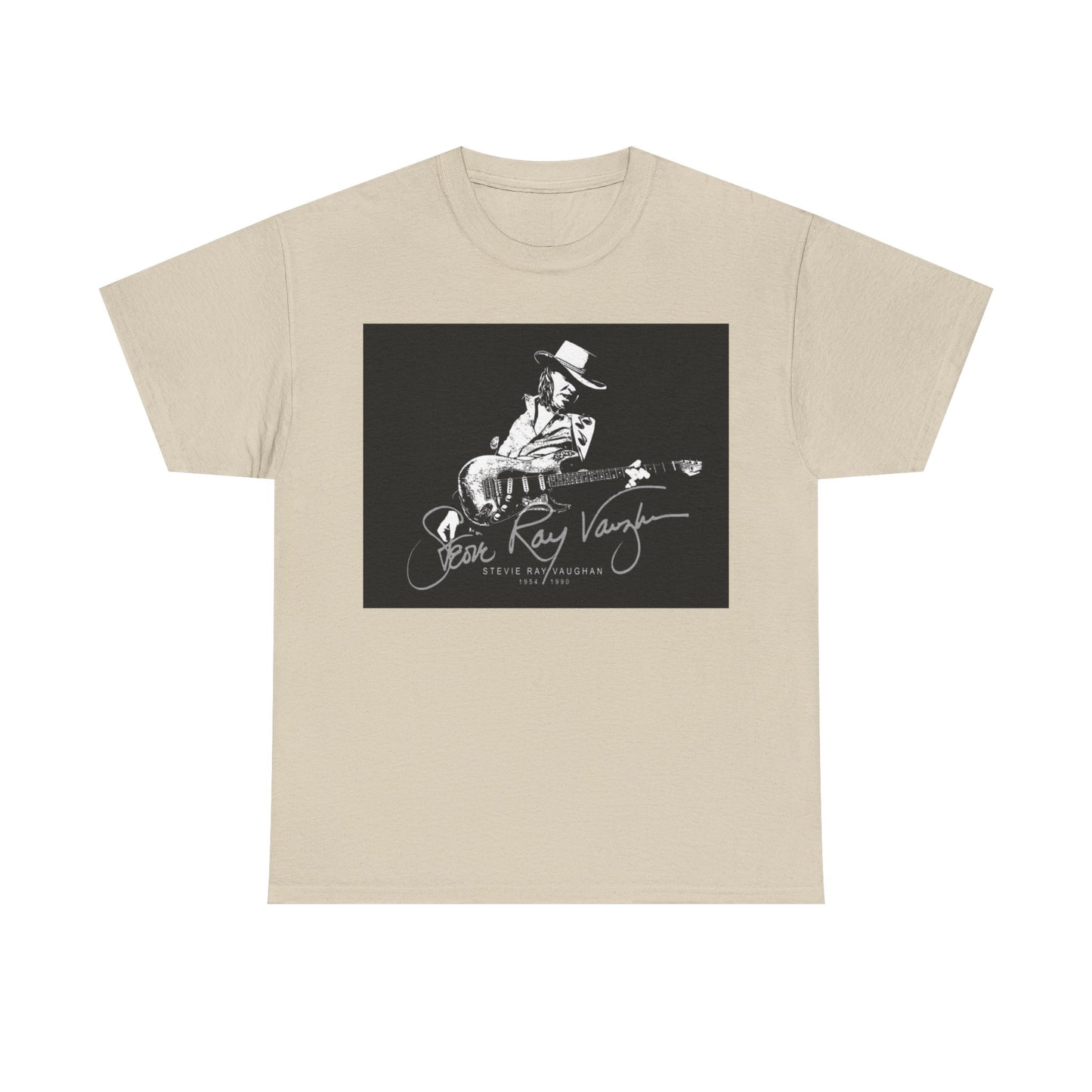 Stevie ray vaughn T-shirt Vintage retro rock album Unisex Heavy Cotton Tee