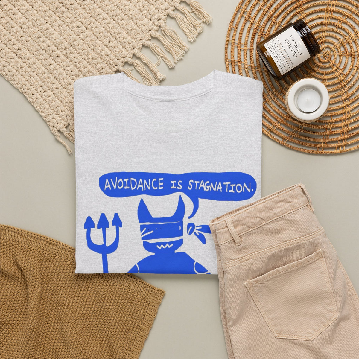 Devil Graphic T-Shirt, Abundance Is Salvation Men's Tee