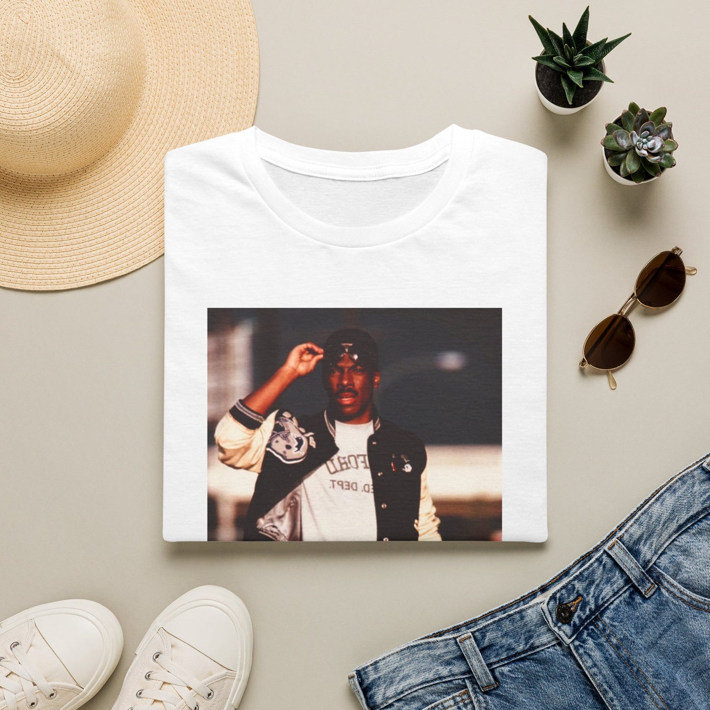 Eddie Murphy tshirt vintage Beverly Hills cop T-Shirt california graphic retro
