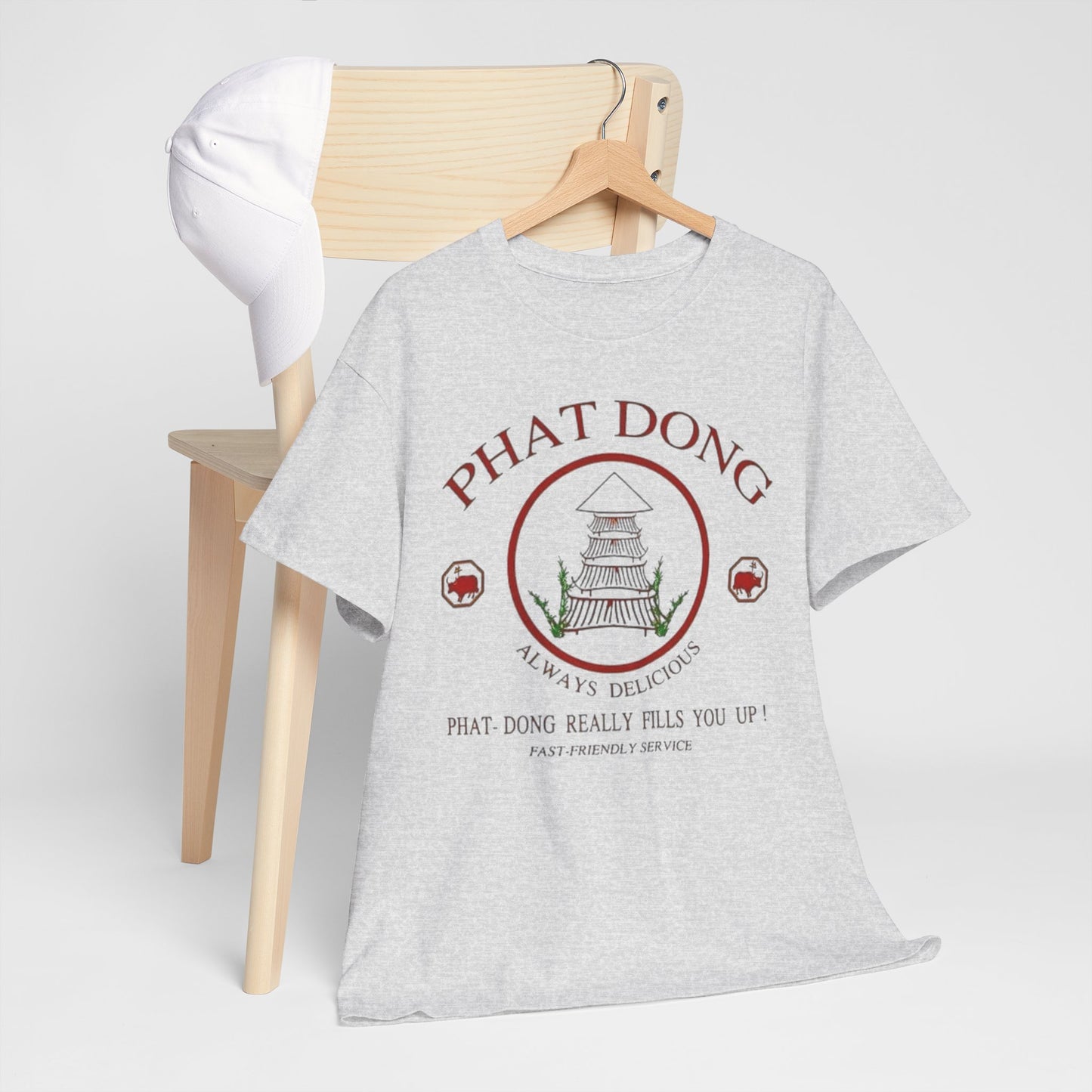 Phat Dong Funny Chinese Food Graphic T-Shirt Gift NEW Jokes  Heavy Cotton Tee