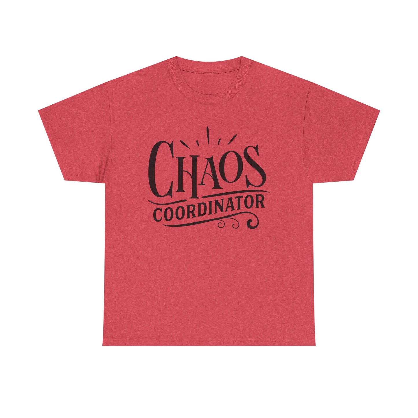 Chaos Coordinator Funny Graphic T Shirt Unisex Heavy Cotton Tee