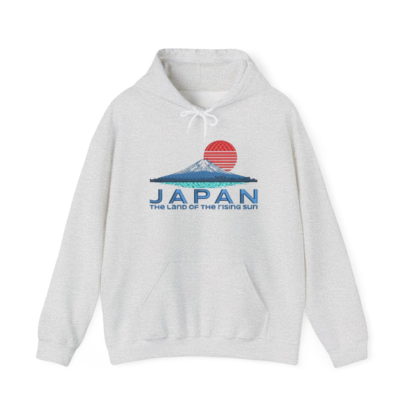 Japan Land Of The Rising Sun Graphic Hoodie Heavy Blend Sweatshirt NEW