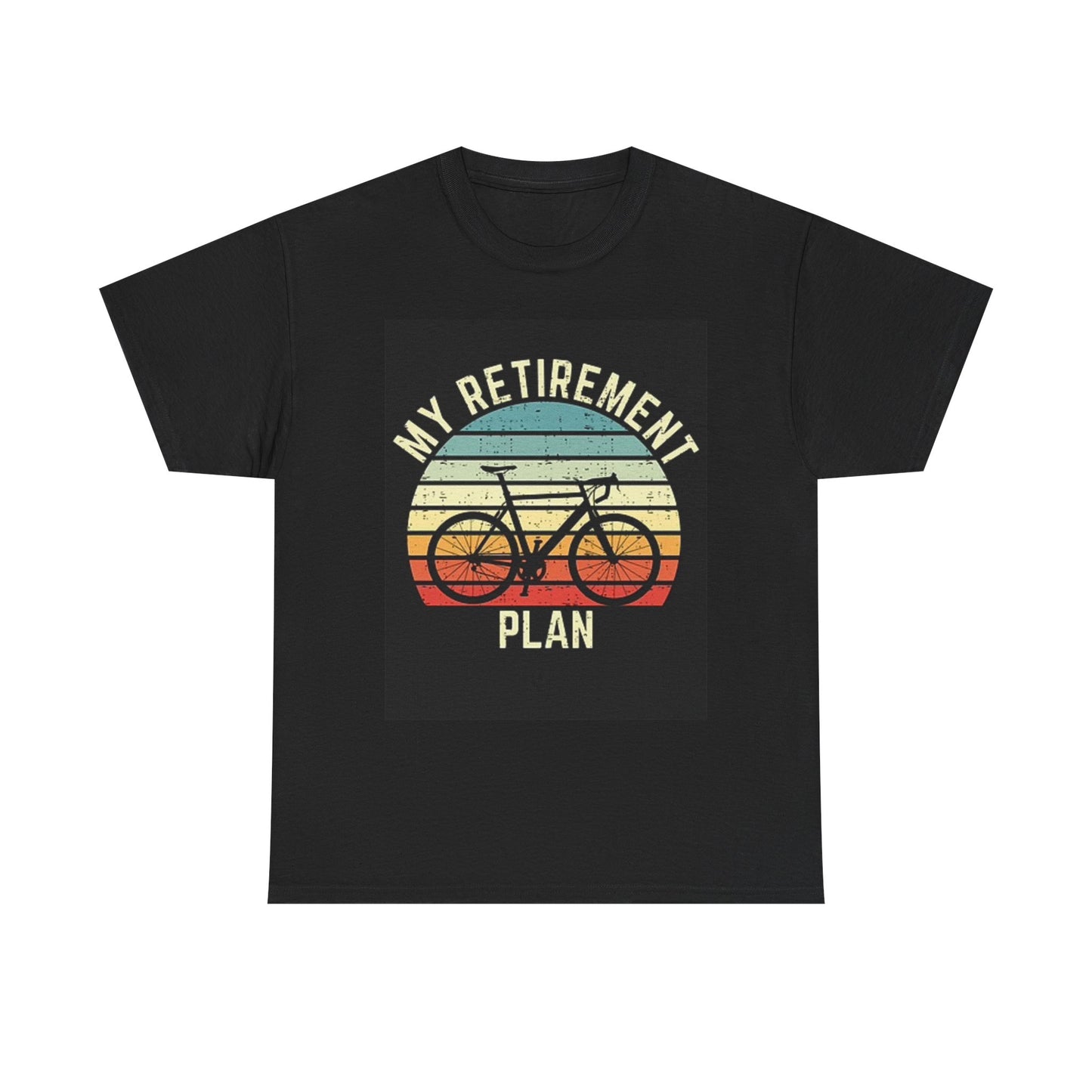 My Retirement Plan Mountain Biking Graphic T Shirt Unisex Heavy Cotton Tee