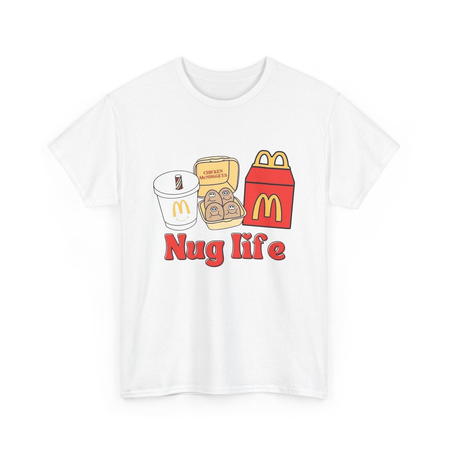 Nug Life Funny Graphic T Shirt New Unisex Heavy Cotton Tee